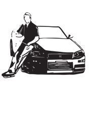 Paul Walker Casual Lean